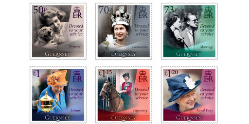 Stamps mark The Queen's historic Birthday