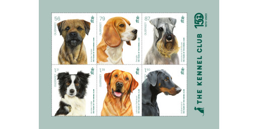 Stamps celebrate 150th Anniversary of The Kennel Club