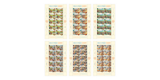 Sheets of 10