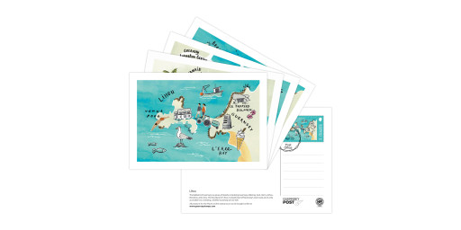 Set of 4 FDI postcards