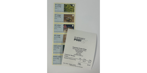 GG03 Series Bailiwick Seashore G.I.C Overprint 