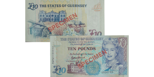 £10 B. Haines signatory Guernsey Bank Note (G Prefix)