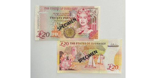 £20 'C' Prefix - B. Haines signatory Guernsey Bank Note