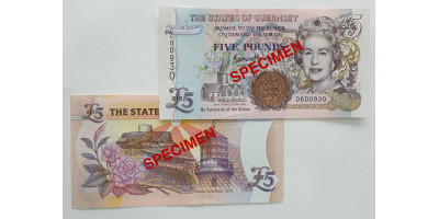 £5 Bank Note, B Haines with updated Security Thread