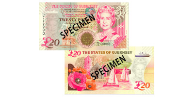 NEW £20 'TGW' Prefix - B. Haines signatory Guernsey Bank Note