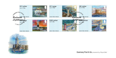 First Day Cover Bailiwick Lighthouses