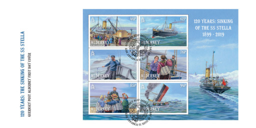Stamps commemorate sinking of SS Stella 120 years ago