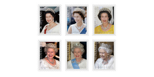 Philatelic first for Guernsey Post with Platinum Jubilee stamps