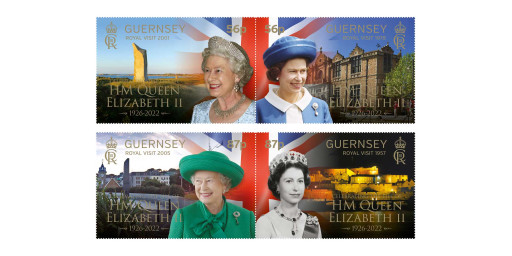 Guernsey Post issues stamps in celebration of the Life of Her Majesty Queen Elizabeth II