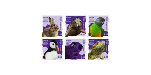 Commemorative stamps celebrate 150th anniversary of the GSPCA