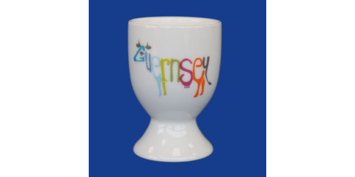 Guernsey Word Egg Cup by Jill Vaudin