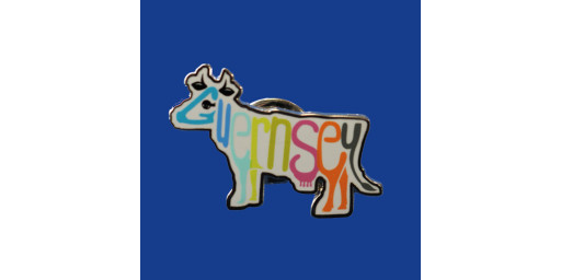 Guernsey Word Pin Badge by Jill Vaudin