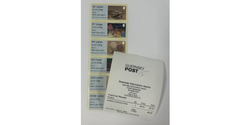 GG03 Series Bailiwick Seashore G.I.C 80th Liberation Overprint 