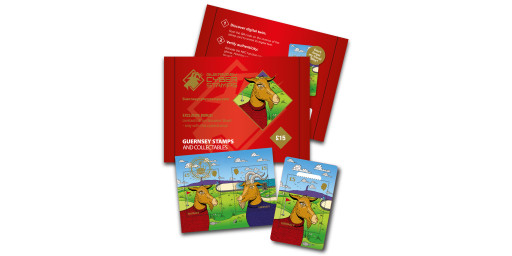 Royal Golden Guernsey Nanny Goat Cyberstamp