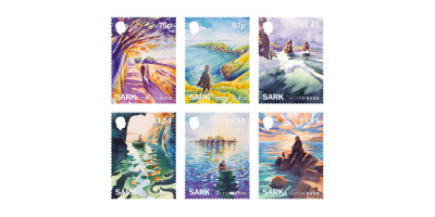 Set of 6 stamps