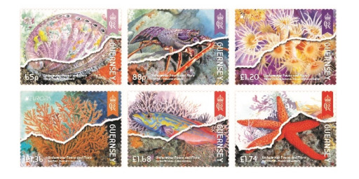 Stamps celebrate Guernsey's underwater wonders