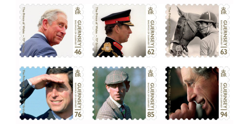 Stamps celebrate The Prince of Wales''s 70th Birthday