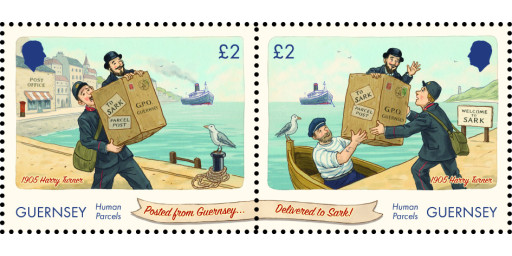 Guernsey Se-tenant Pair