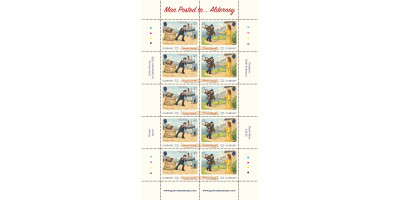 Guernsey Sheets of 5 se-tenant pairs