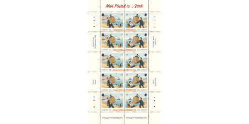 Guernsey Sheets of 5 se-tenant pairs