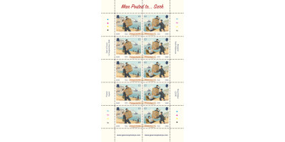 Sark Sheets of 5 se-tenant pairs