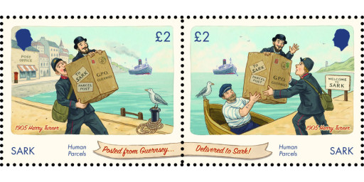 Sark Se-tenant Pair