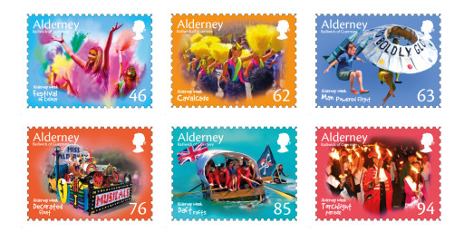 Stamps celebrate 70th Anniversary of Alderney Week