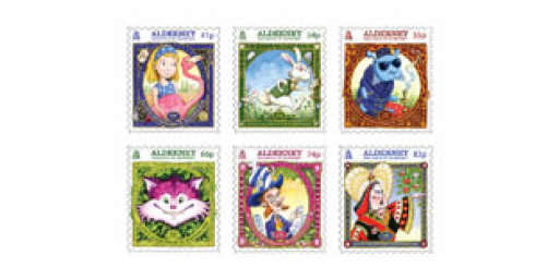 Stamps mark 150th Anniversary of Alice's Adventures in Wonderland
