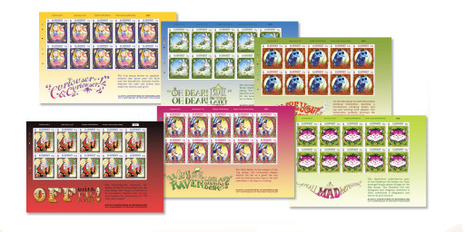 Sheets of 10