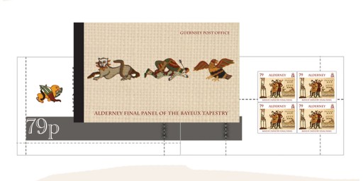 Alderney Final Panel of the Bayeux Tapestry Prestige Booklet