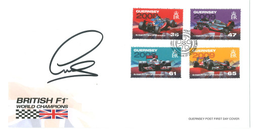 First Day Cover (Signed by Lewis Hamilton)