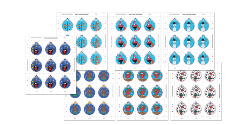 Sheets of 9