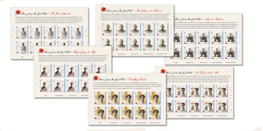 Sheets of 10