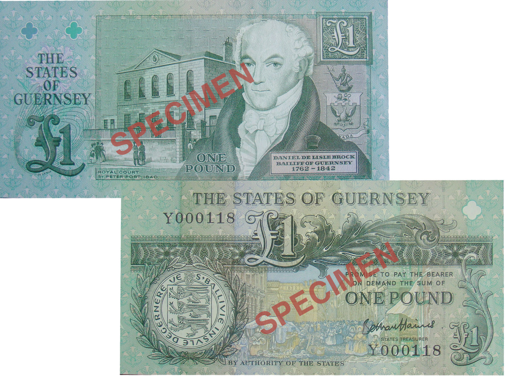 1 Guernsey Bank Note