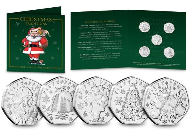 Christmas Favourite Traditions 50p coin collection