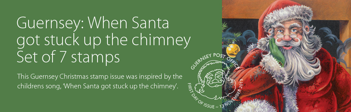 When Santa got stuck up the chimney