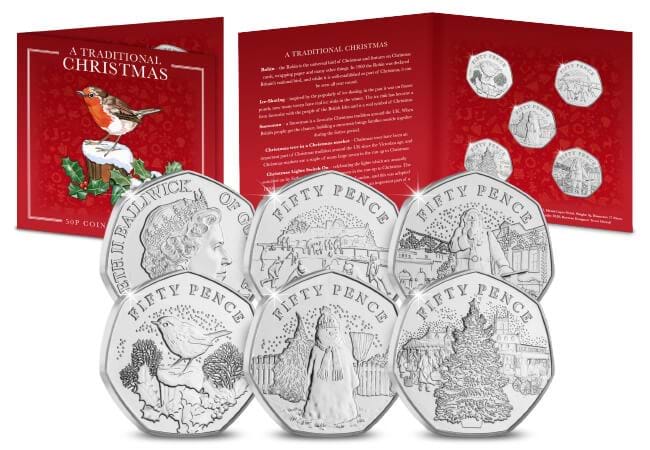 Five new Traditional Christmas 50ps