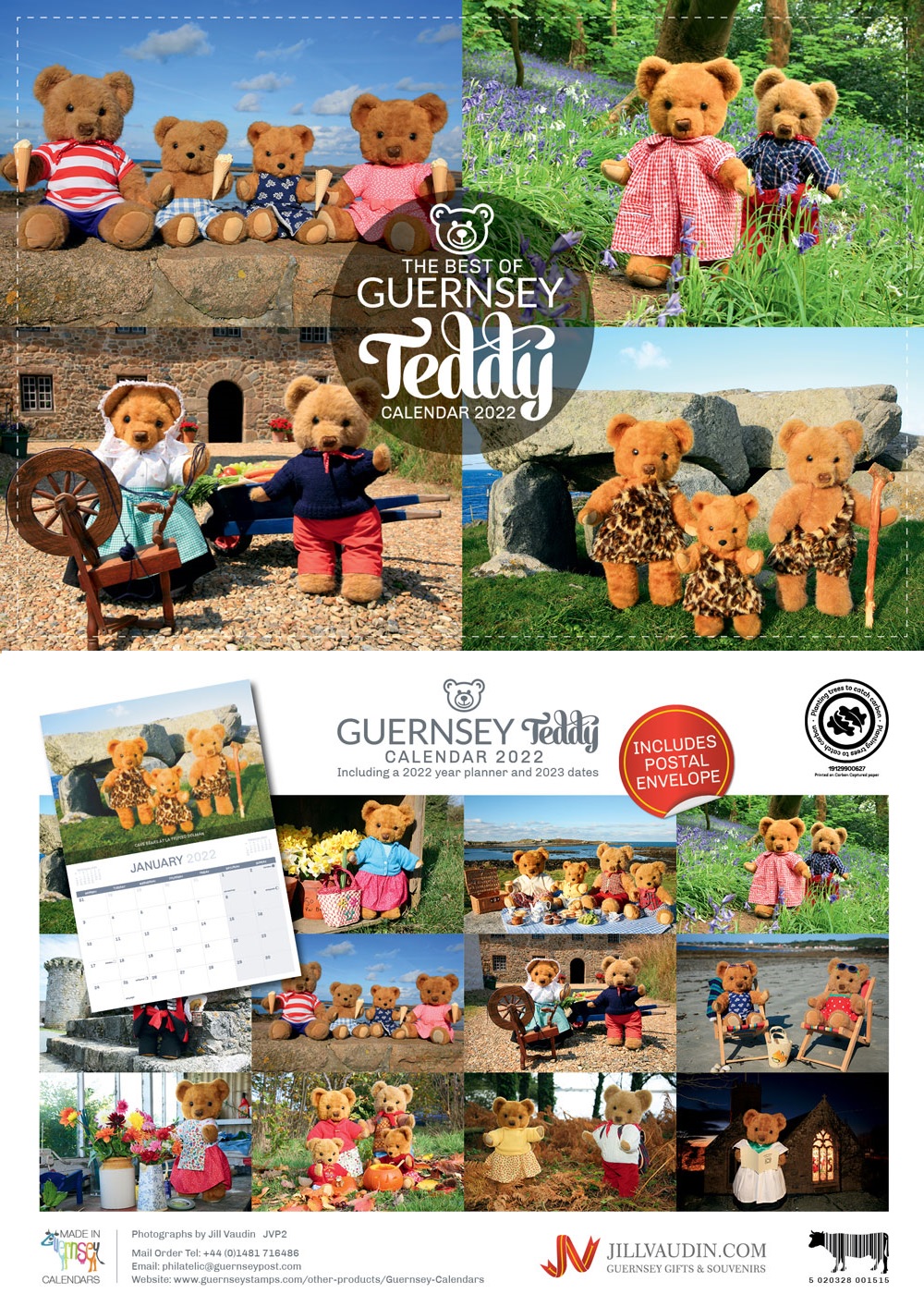 The Best of Guernsey Teddy Calendar  2022