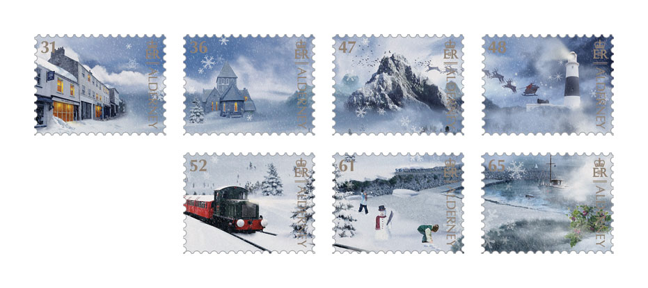 Set of Seven Stamps - SOLD OUT