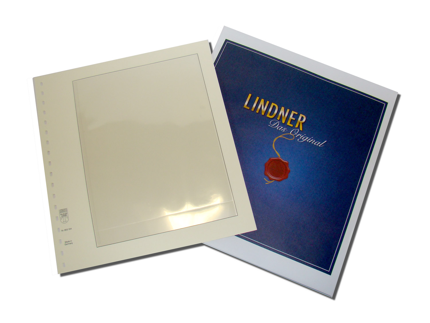Lindner 3 leaf pack for sheets of 10